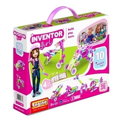 STAVEBNICE ENGINO INVENTOR GIRL 10 MODELŮ