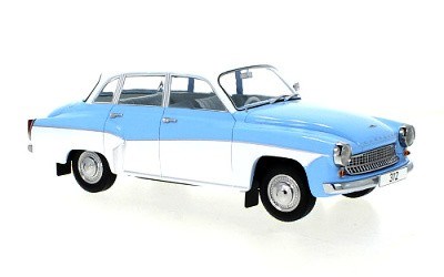 WARTBURG 312 1965 LIGHT BLUE / WHITE