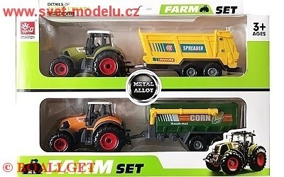 FARM SET 2-PACK TRAKTOR S PŘÍVĚSEM