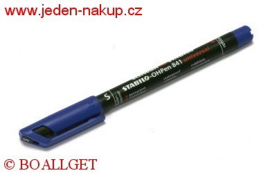 Popisovač Stabilo Ohpen 841/41 modrý 0,3 mm permanent, voděodolný, s možností doplnění inkoustu