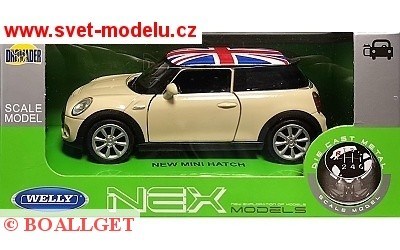 NEW MINI HATCH GREAT BRITAIN BEIGE