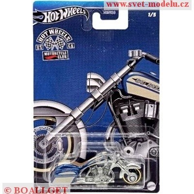 HOT WHEELS MOTORCYCLE CLUB HRR90 BAD BAGGER