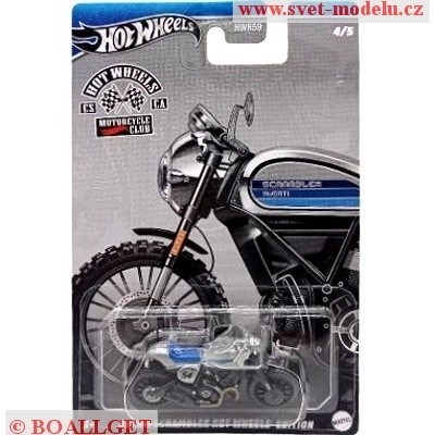 HOT WHEELS MOTORCYCLE CLUB HRR93 DUCATI SCRAMLER 