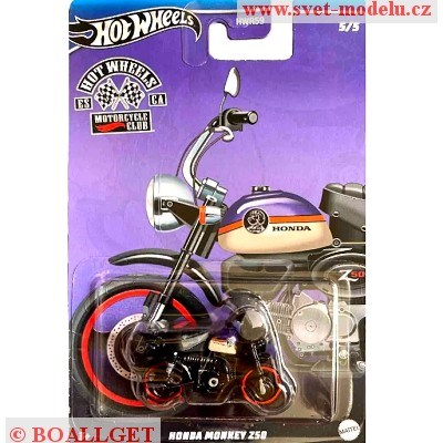 HOT WHEELS MOTORCYCLE CLUB HRR94 HONDA MONKEY Z50