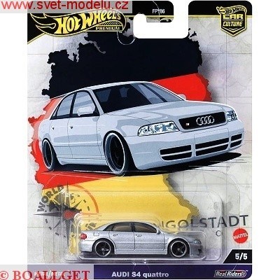 Autko HOT WHEELS PREMIUM HRV81 CAR CULTURE Audi A4 quattro silver