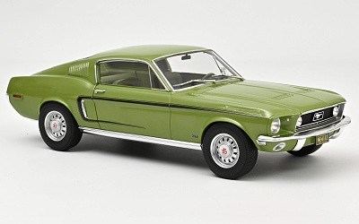 Ford Mustang Fastback GT 1968 Lime Gold metalíza