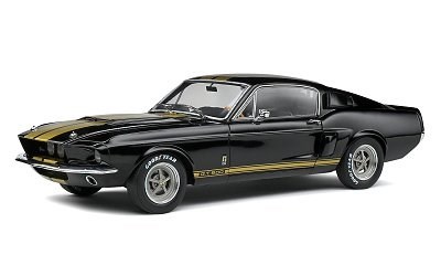 SHELBY GT500 1967 BLACK / GOLD STRIPES - Solido - SO-S1802908